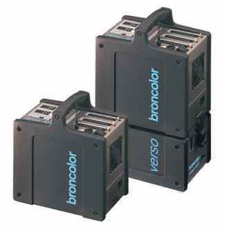 24 Batterie generatoren erso A2 und A4 RFS Automatisierte Stabilisierung der Farbtemperatur Höchste Wiederholgenauigkeit für digitale Fotografie Netzunabhängiger Betrieb mit Power Dock (Zubehör)