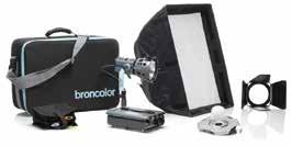 60 HMI KITS Dauerlicht broncolor HMI-Tageslichtgeräte sind ebenfalls im Kit erhältlich.