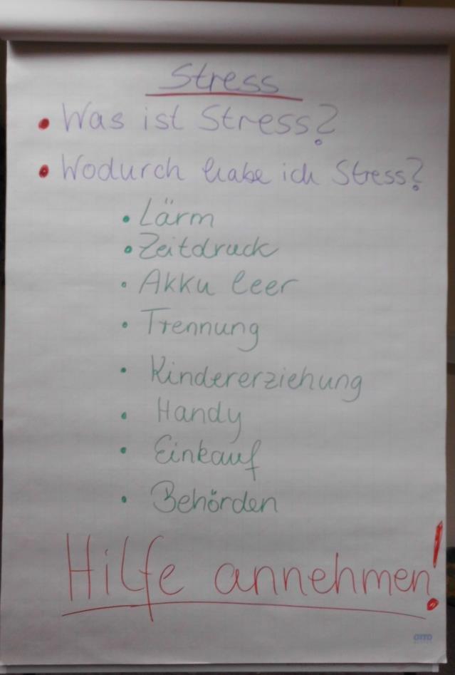 Methodik Bearbeitung von abwechslungsreich gestalteten Themenblöcken in Gruppen Theorie: Flipchart: Mindmap, Brainstorming, Film Raus aus der Brüllfalle