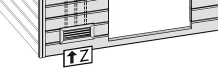 Parete frontale con passaggio per cavi R1: per connettere il modulo comando forno al forno sauna R2: per connettere il modulo comando forno all unità di comando R3 + R4: Riserva Condizioni di