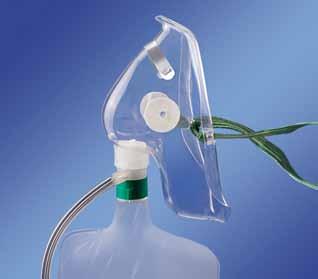 sauerstofftherapie Sauerstoffmasken für Erwachsene/Kinder Produkte REF PZN VE Sauerstoffmaske Sauerstoffmasken, hohe Konzentration 82 02 40 03072193 50 Erwachsene 82 02 45 03498489 25 Kinder Hohe