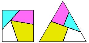 Problem : Zerlegungsgleichheit von Tetraedern In zwei Dimensionen gilt: Satz von Bolyai-Gerwien: (8) Je zwei Polygone (Vielecke) in R von gleicher Fläche sind zerlegungsgleich. Was ist mit Dimension?
