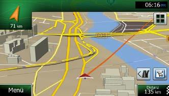 4.2 Navigation im Geländemodus Straßen- und Geländemodus unterscheiden sich hauptsächlich in der Art der Navigation.
