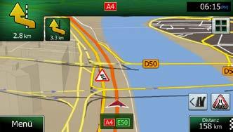 5.1.8.1 Echtzeit-Verkehrsmeldungen (TMC) Der TMC-Dienst (Traffic Message Channel) liefert Ihnen Informationen zur aktuellen Verkehrslage.