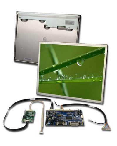 Ansteuerkarte HDMI/VGA/DVI, 24 LCD Modul, Backlight-Inverter und OSD Board, 12 VDC Betrieb HEX-HC4001A1 4 LCD Modul, Auflösung 320x234