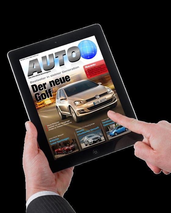 AUTO WORLD Das interaktive Automagazin AUTO WORLD ist das erste interaktive und kostenlose Tablet-Magazin rund ums Thema Auto und Mobilität.