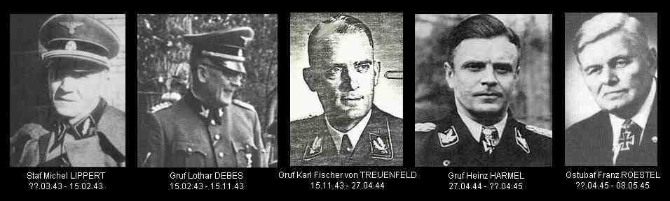 10a Panzer Division Frundsberg Standartenführer Michael LIPPERT ---??.03.1943 15.02.1943 Gruppenführer Lothar DEBES --- 15.02.1943 15.11.