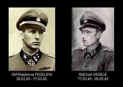 37a Freiwilligen Kavallerie Division Oberführer Waldemar FEGELEIN --- 26.