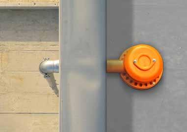Beschrieb Energie sparen mit Know-how: LORO-X DRAINJET-Attikaentwässerungssysteme ohne Eingriff ins Dach Ausgewählt und eingebaut - mit gemessenem Leistungsnachweis Mit sicherer Druckströmung über