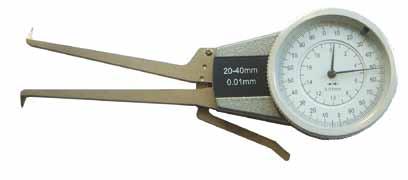 Innen-Schnellmesstaster mit Uhr 6030 Dial caliper gauge for inside measurement, with dial indicator zum schnellen Messen von Bohrungen, Nuten usw.