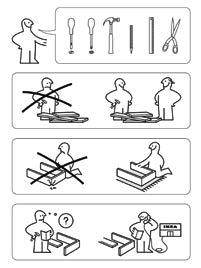 334 Šolska kronika 3 2014 Primer sodobne piktografije: navodila za sestavljanje podjetja IKEA. piktogramov in ideogramov za predstavljanje idej.