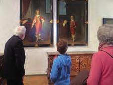 Wichtige Ausstellungsstücke sind Gemälde von Lucas Cranach d. Ä. und seiner Werkstatt. Hier finden wir die bekannten Cranach Porträts von Luther und Melanchthon.