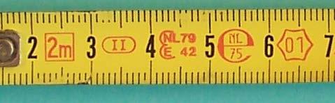 Längenmessungen mit Maßband Längenmessungen Länge Maßband EG-Genauigkeitsklasse Modell