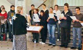 Die Feier des Studiengangs Sekundarstufe I fand in der Kirche Linsenbühl in St.Gallen statt. August 2008 11.