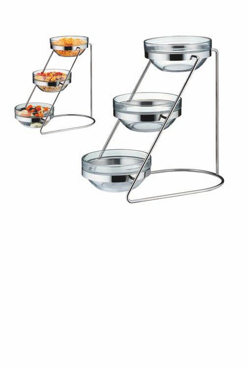 0,9 31,5 14,5 5 3 /4 12 4 3 /4 Glas ohne Deckel / glass without cover 60 3141 9990 Teller-/Schalengestell plate and bowl stand support pour bols à céréales soporte para platos o fuentes supporto per