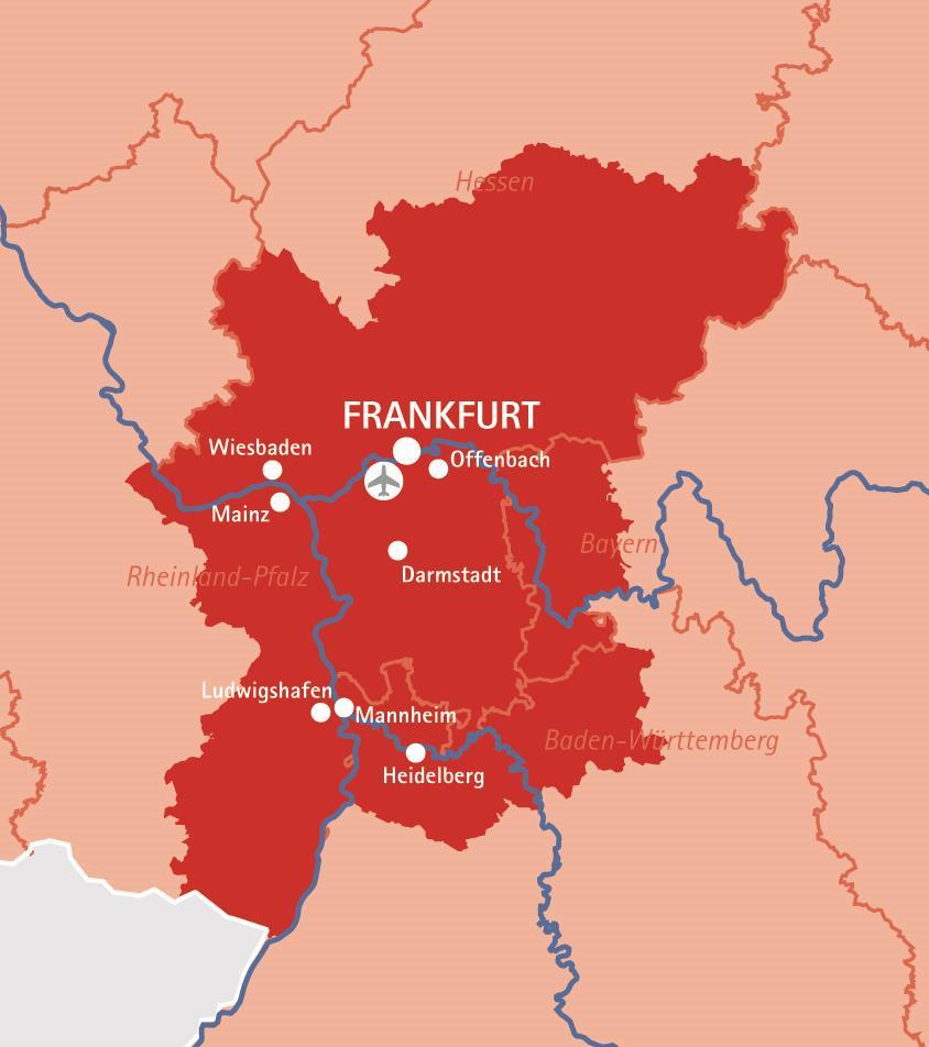 Die IT-Region Rhein Main Neckar Die IT-Region Rhein Main Neckar 7.200 Unternehmen 68.400 Mitarbeiter 18 Mrd.