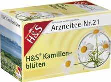 H&S Kamillentee 20 Filterbeutel statt 3,20 1) 1,95