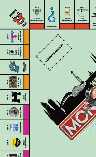 Von Köln- Monopoly über das Stuttgart-Monopoly bis hin zur Hauptstadt-Ausgabe Berlin- Monopoly gibt es bereits zahlreiche Versionen, bei denen die bekannten Straßen und Namen der jeweiligen Stadt dem