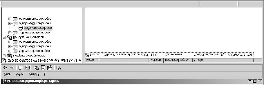 9. Markieren Sie die Datei PRO11.MSI und klicken Sie danach auf die Schaltfläche Öffnen. Ihnen wird das Dialogfeld Software bereitstellen angezeigt. 10.
