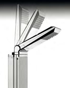 Adjustable self-cleaning overhead shower with