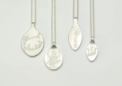 in two different sizes The Wishing Well collection includes pendants and stud earrings with
