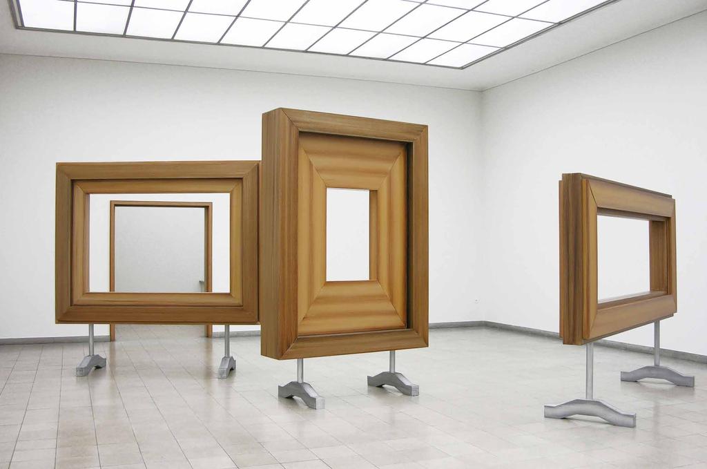 Rahmen, 2006 Öl auf Sperrholz und Acryl auf Holz 262 x 258 x 80 cm