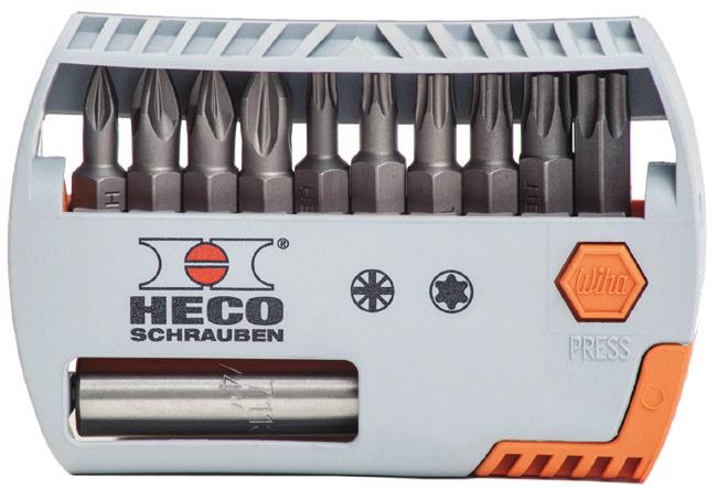 Richtpreis excl. MwSt. Bitbox-Selector HECO Bitbox-Selector HECO Standard, 11-teilig. Rostfreie Schrauben 25. 05 Bezeichnung Antrieb Hersteller-Nr. Preis per 1 12.416595 Box ¼ 46953 1 20.