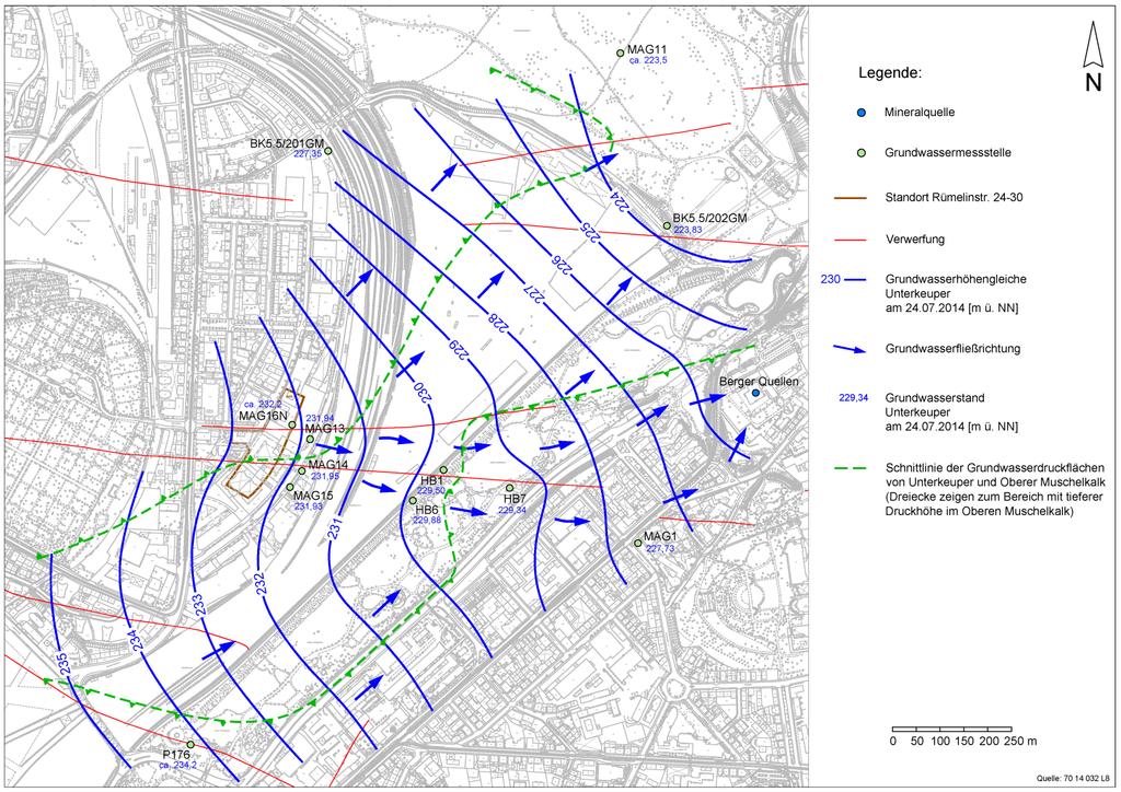 Abbildung 11: Lageplan zum Standort Rümelinstraße 24-30 mit