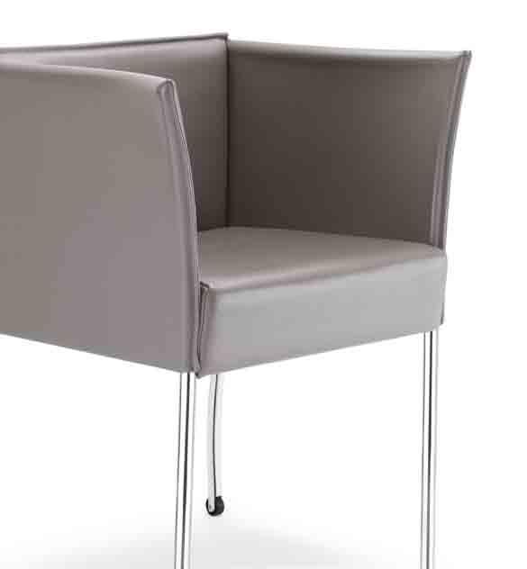 Armchairs sessel fauteuils Cubic EN An armchair, featuring metal