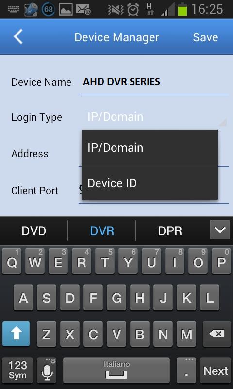 10. Fill in the Device name and Type -> Device ID fields. 11.