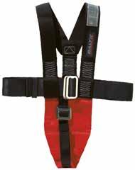Schlechtwetterkleidung und Harness für Personen zwischen 20 und 50 kg. Edelstahlschnalle. Ausgestattet mit Reflexstreifen und Edelstahlschnalle.