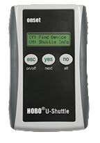 Data Shuttles/Base Stations The HOBO U-Shuttle data transporter provides convenient in-field data offload and relaunch of HOBO U-series loggers and HOBO Weather Stations, Micro Stations, and HOBO