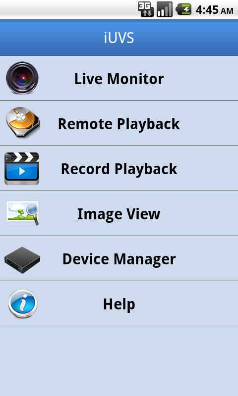 5.5 SOFTWARE MOBILE IUVS URMET iuvs è un applicazione TVCC per cellulare sviluppata per le piattaforme ios e Android. È compatibile con i modelli di DVR URMET H.