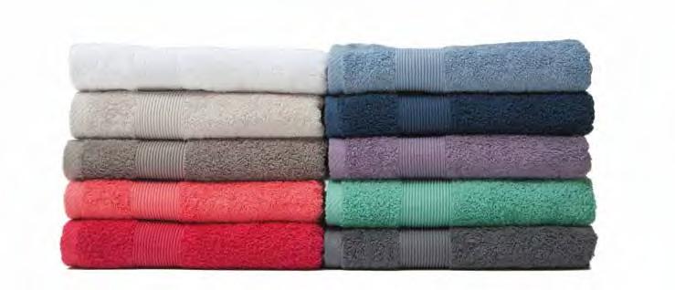 InFlame Maxi Bath Towel SHALE TAUPE BD650 30 x 50 cm 550 g/m² InFlame Guest Towel NAVY BLUE