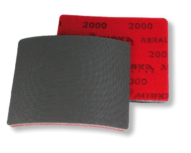 Handpad Abralon 115x140 K4000 a20 Abralon besteht aus dem Schleifnetz, der Schaummitte und dem Rücken mit Kletthaftung.