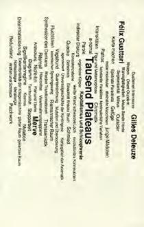 Sprechakte/Diskurspragmatik Deleuze/Guattari: Unterhandlungen/Postulate der Linguistik Für mich ist die Linguistik nicht wesentlich. Wenn Félix [Guattari, A.B.