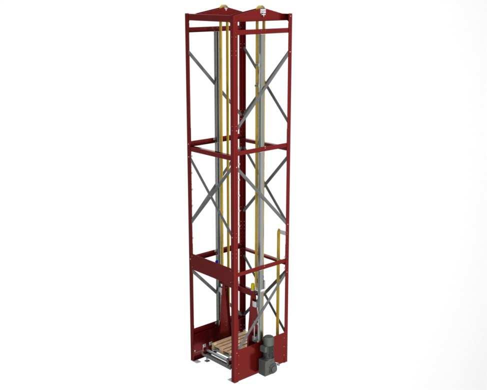 (bodenebene Aufgabe) auf Förderniveau Lift From conveyor level +90mm (floor level