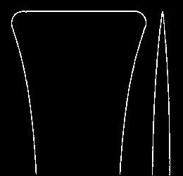 Osteotome Osteotomes cottle Flachmeißel, gerade, graduiert mit Quersteg Chisels, straight, graduated, with crossbar QR.0507.02 QR.0507.04 QR.0507.06 QR.0507.07 QR.0507.09 QR.