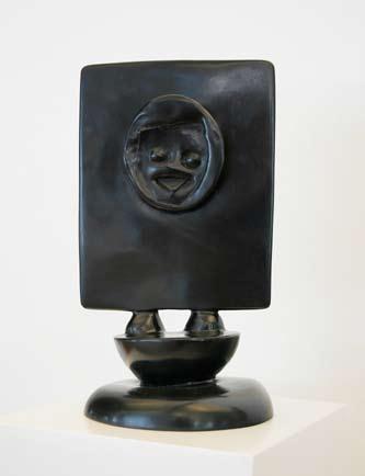 XX. Max Ernst (Brühl 1891-1976 Paris), "La petite tortue" (Die kleine Schildkröte), Schwarzer Marmor