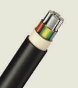 NA2XY Vieradrige VPE-isolierte Kabel mit PVC-Mantel Four-core XLPE insulated cables with PVC sheath DIN VDE 0276-603 Aufbau Eindrähtige Aluminiumleiter VPE-Isolierung gemeinsame Aderumhüllung