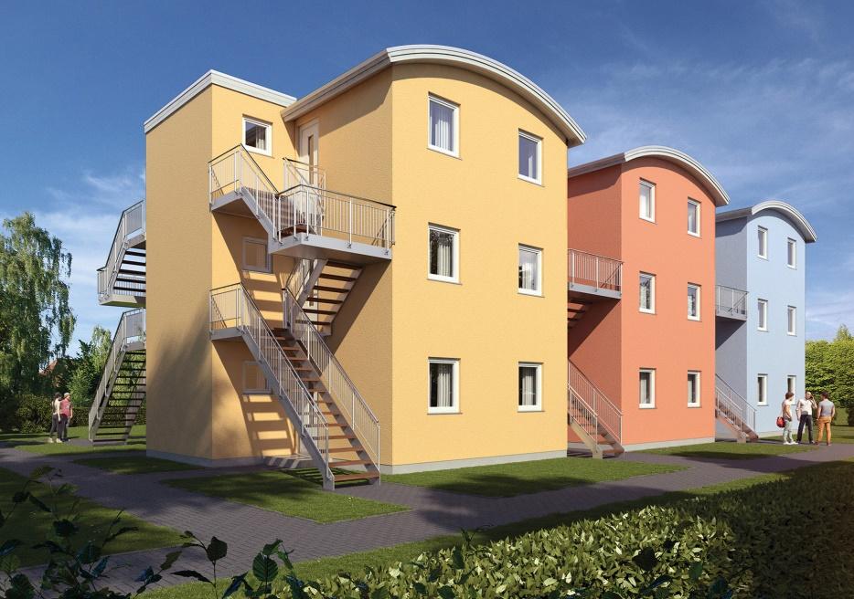 Verfahrensrecht Bild: Arcus GmbH Neubau: Für Planung und Errichtung von Gebäuden mit Wohnungen für Asylbewerber gelten die Standardanforderungen von Wohnungen.
