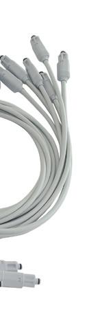 Codierscheiben /Satz Electrode leads, length: 1 m AS4000-003