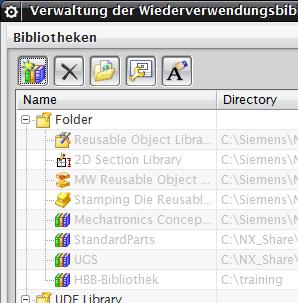 Konfigurations-Datei Achtung: Sollte eine KRX-Datei im Installationsverzeichnis ("C:\Siemens\NX9.0\.