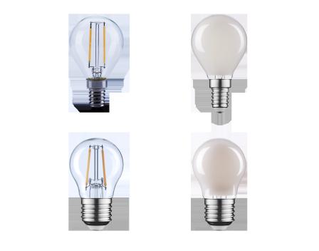 NEU DIM LED Filament Mini Globe Klassische Glühlampenform gewährleistet einfachen Austausch Sofortstart, 100 % Leuchtkraft direkt beim Einschalten Schafft behagliche Atmosphäre Keine UV- und IR