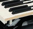 36 Klangfarben Tastatur NWX (Natural Wood X) Tastatur mit Decklagen aus synthetischem Elfenbein und Ebenholz (weiße Tasten mit Holzelementen) Druckpunkt-Simulation * Das Clavinova