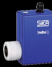 pressure drop Maintenance-free Fast response (< 500 ms or < 100 ms) Minimum inlet section requirements * For aqueous media without