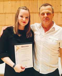 Mit ihrem Lehrer Gerhard Stückler war sie schon bei vielen Wettbewerben des Kärntner Blasmusikverbandes und der Musikschulen des Landes vertreten.