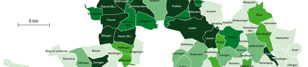 Wohnungen Produziert durch das Statistische Amt des Kantons