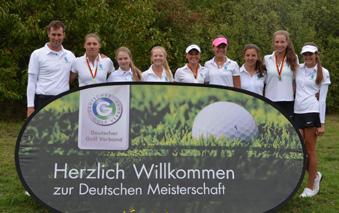 MEINE DEUTSCHE MEISTERSCHAFT LAETITIA VEESER, MAYA ZILLIKENS, RAHEL HEINES Drei Jugendspielerinnen des Golf-Club Konstanz haben geschafft, wovon viele träumen: einmal bei den Deutschen