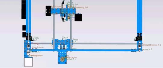 Cyber-physical xy-lasercutter